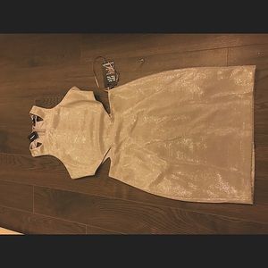 Racer back sexy side cut out express dress